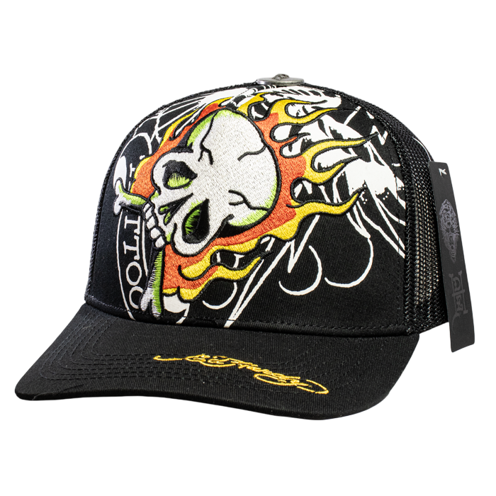 Ed hardy fire skull