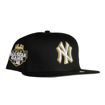 Yankees Negro/Blanco/Dorado 7 1/8