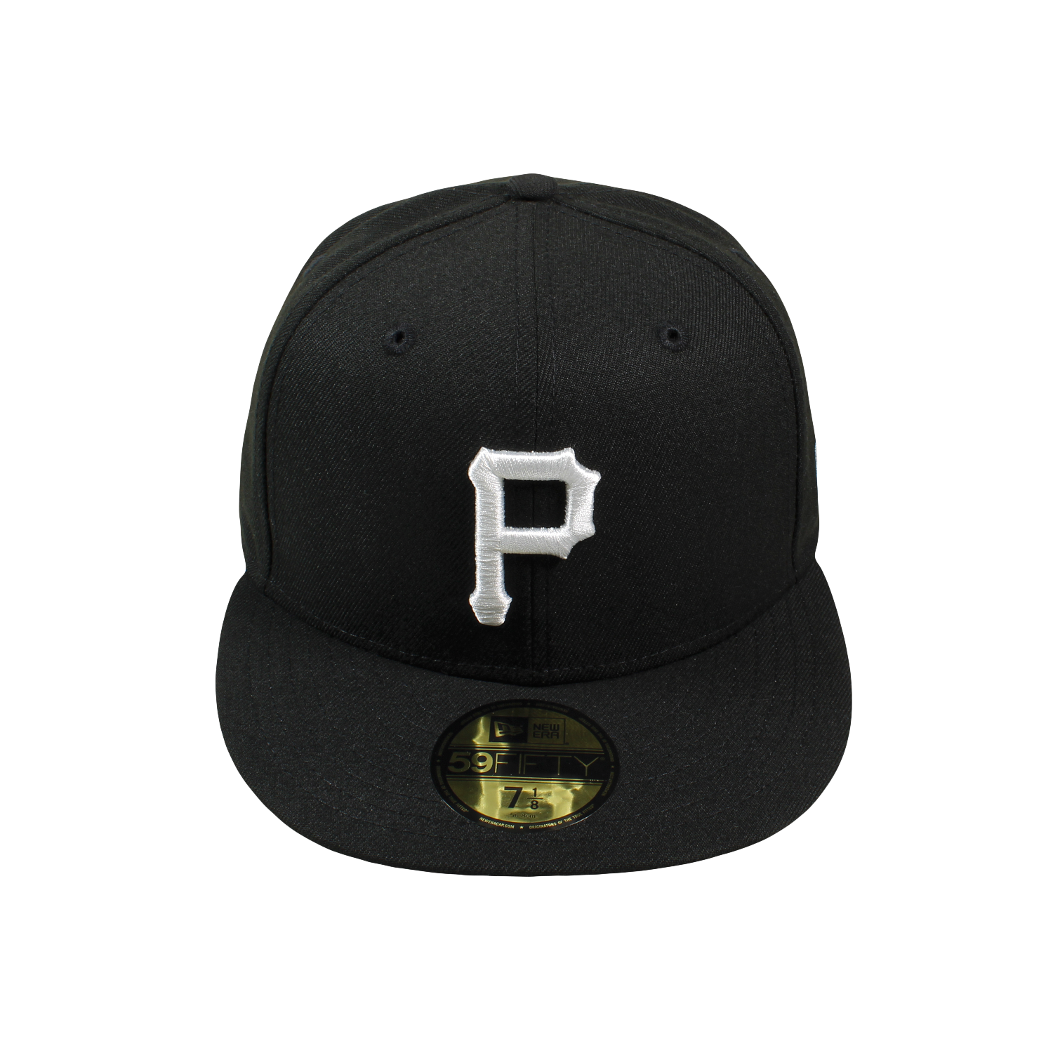 Pittsburgh Pirates Black and White Basic 59FIFTY Fitted