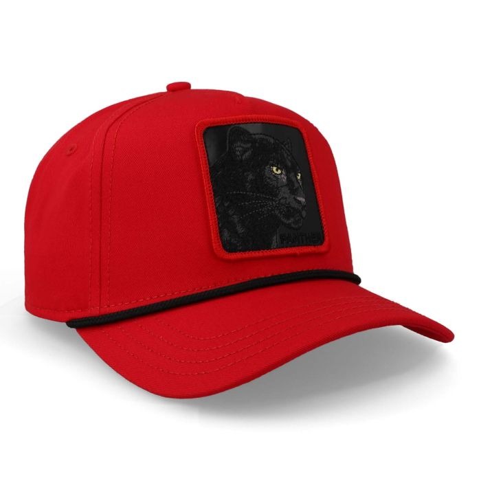 Black Panther Trucker Red