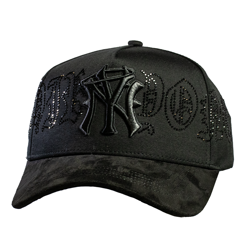 Hats Crystals Black