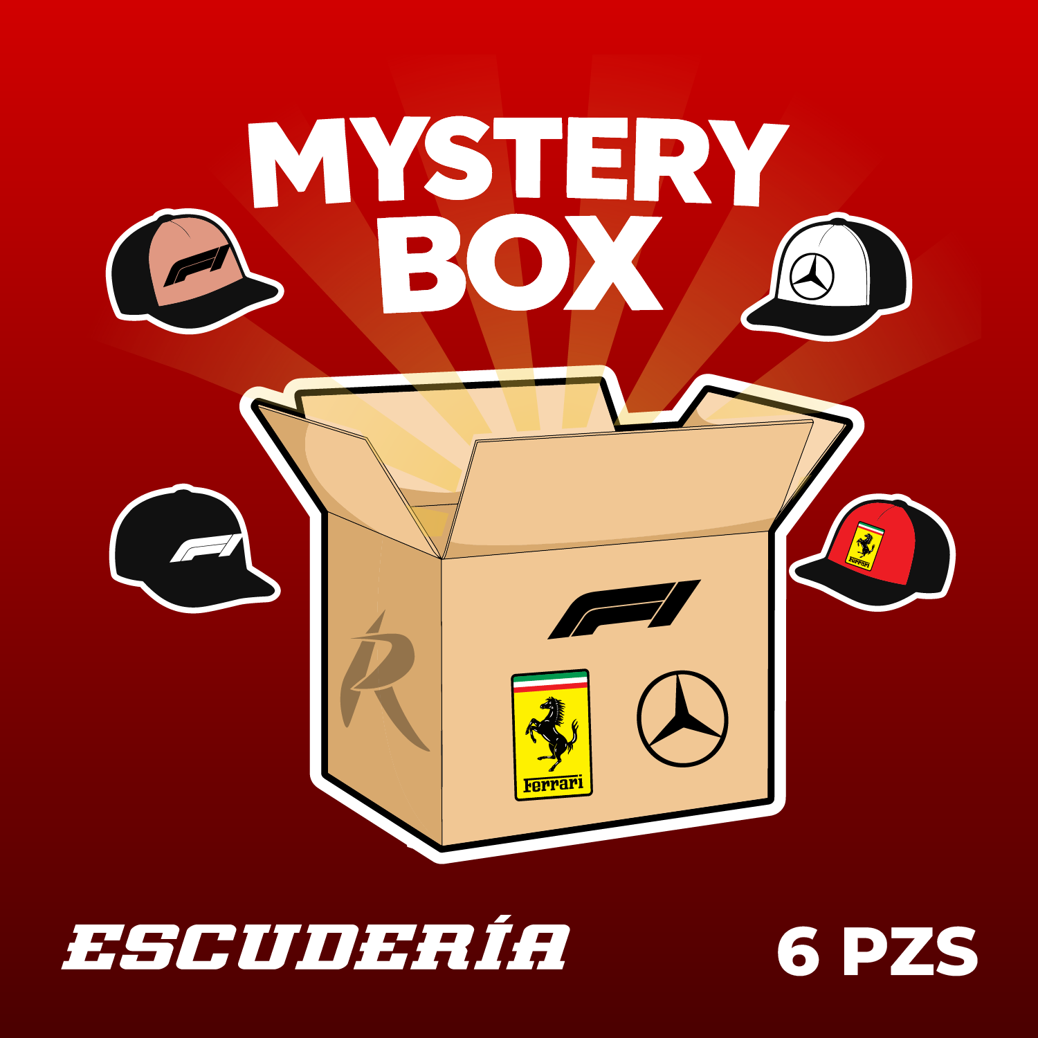 Mistery Box Escuderías 6pzs
