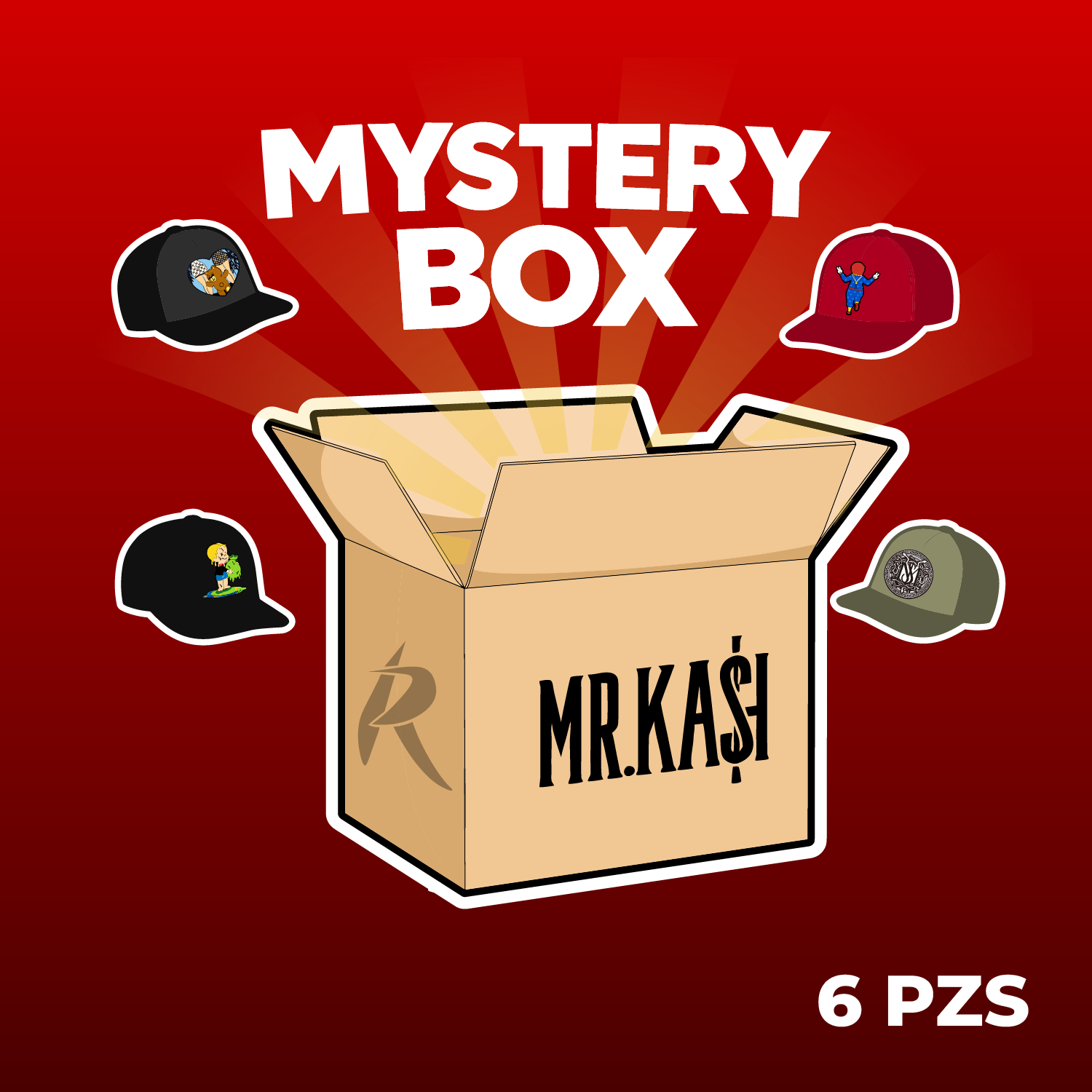 Mistery Box Mr. Kash 6pzs