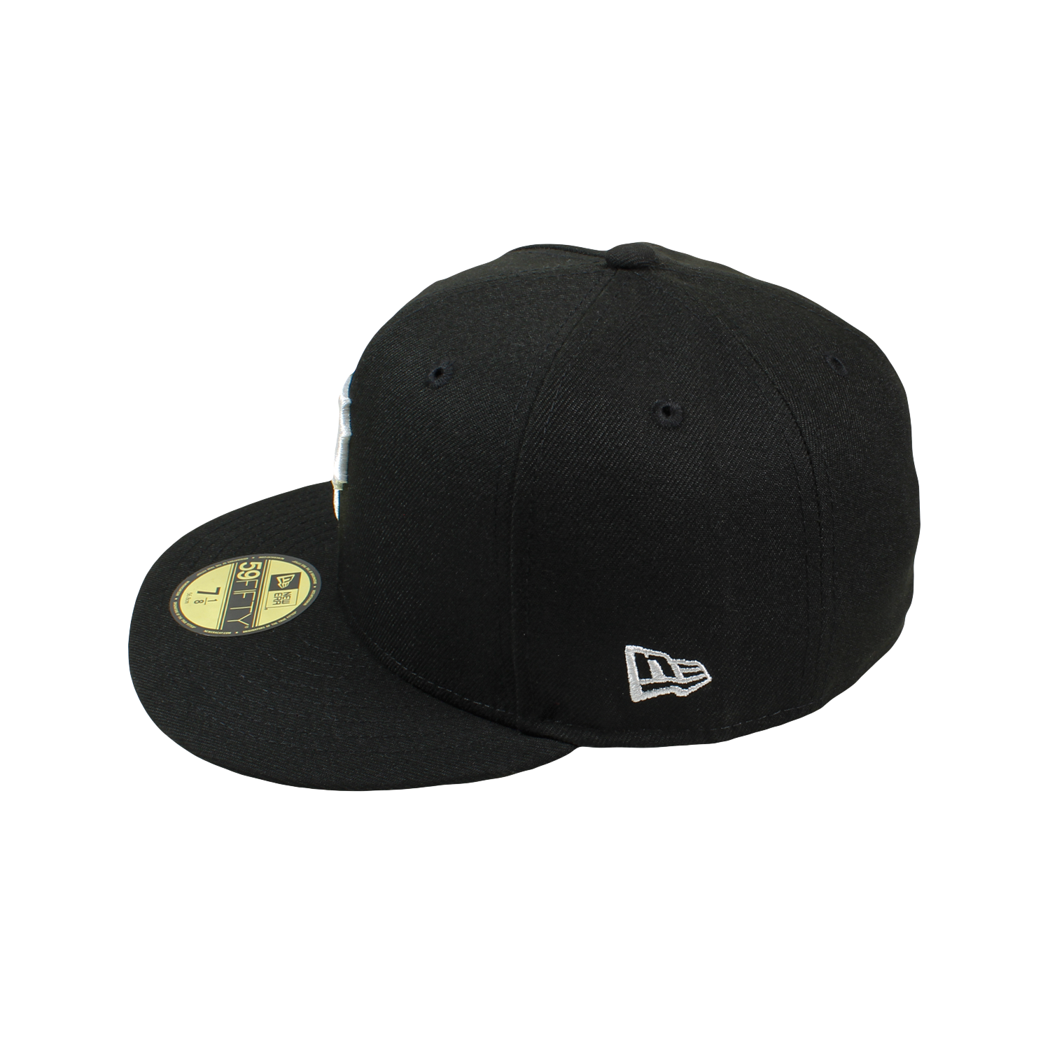 Pittsburgh Pirates Black and White Basic 59FIFTY Fitted