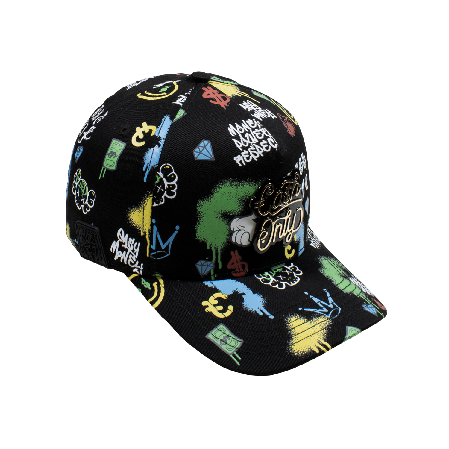 New Full Print Black Black