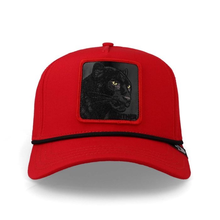 Black Panther Trucker Red